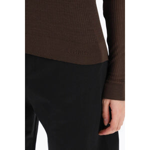 Seamless Ribbed Viscose Cardigan