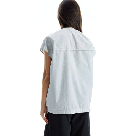 LEMAIRE-Garment-Dyed Cap Sleeve Top -JOHN JULIA.