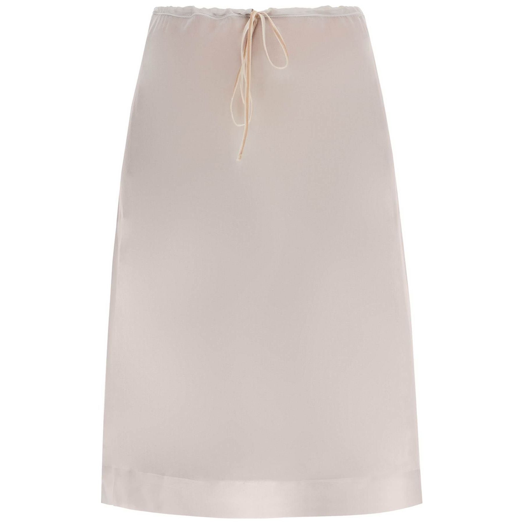 Silk Mini Skirt In Seven