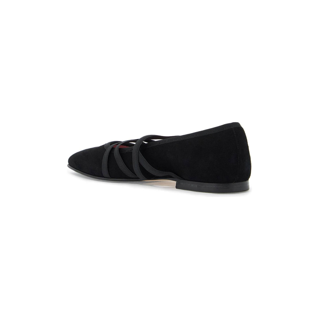 Suede Tutu Ballerina Flats