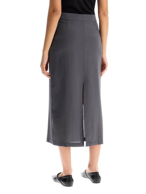 Zipper Detail Midi Skirt-Paloma Wool-JOHN JULIA