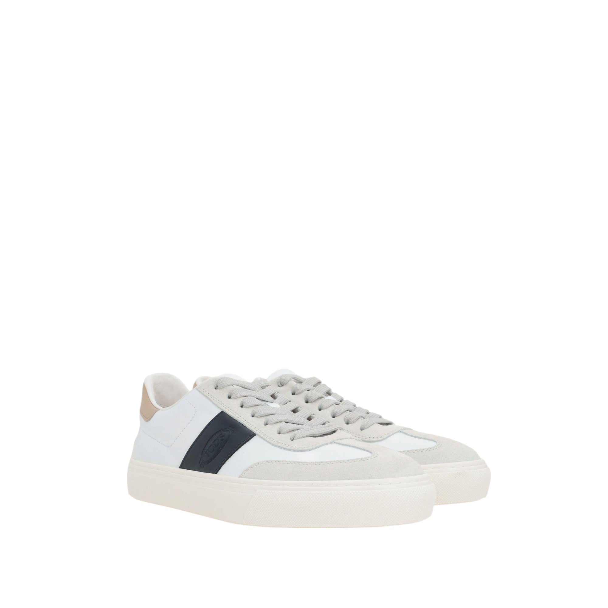 Tabs Leather Suede Sneakers-TOD'S-JOHN JULIA