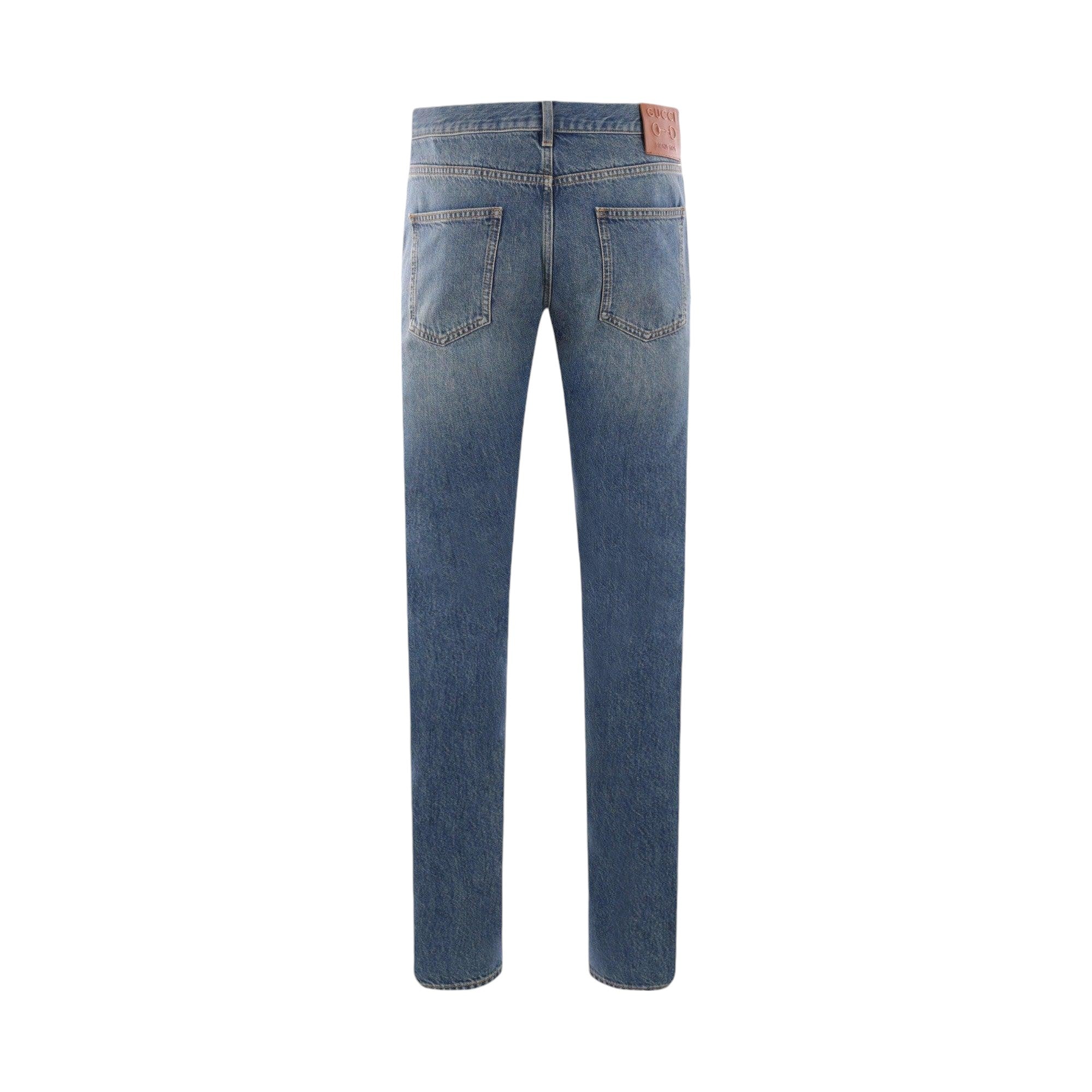 Tapered Denim Jeans-GUCCI-JOHN JULIA