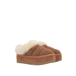 Tazzlita Quilted Suede Flatform Slippers-UGG-JOHN JULIA