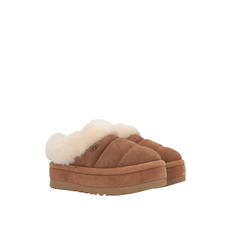 Tazzlita Quilted Suede Flatform Slippers-UGG-JOHN JULIA