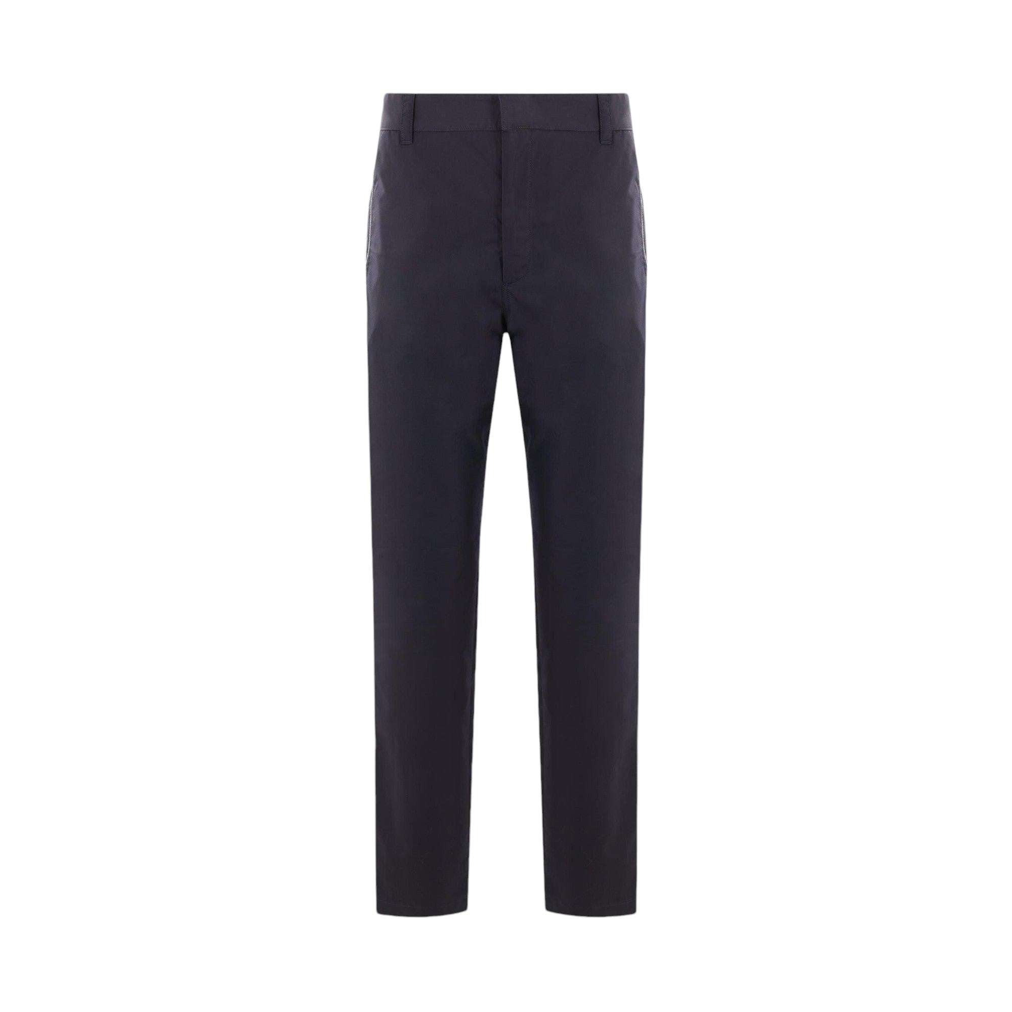 Technical Cotton Cigarette Trousers-FENDI-JOHN JULIA