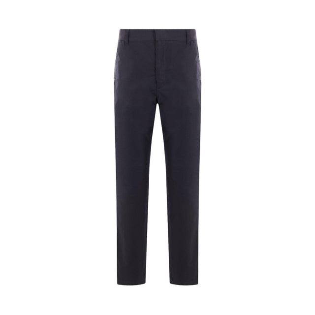 Technical Cotton Cigarette Trousers-FENDI-JOHN JULIA