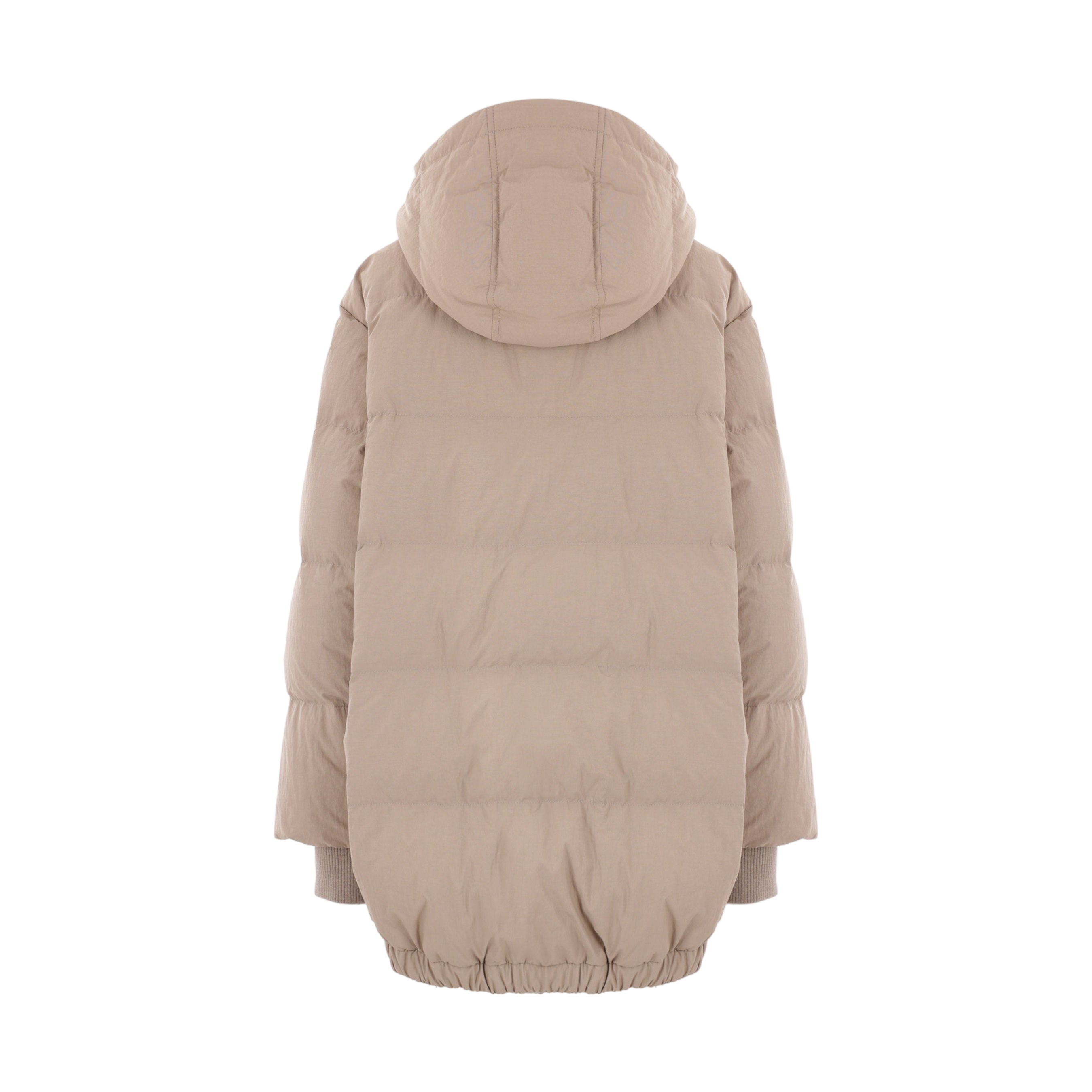 Technical Cotton Down Jacket-BRUNELLO CUCINELLI-JOHN JULIA