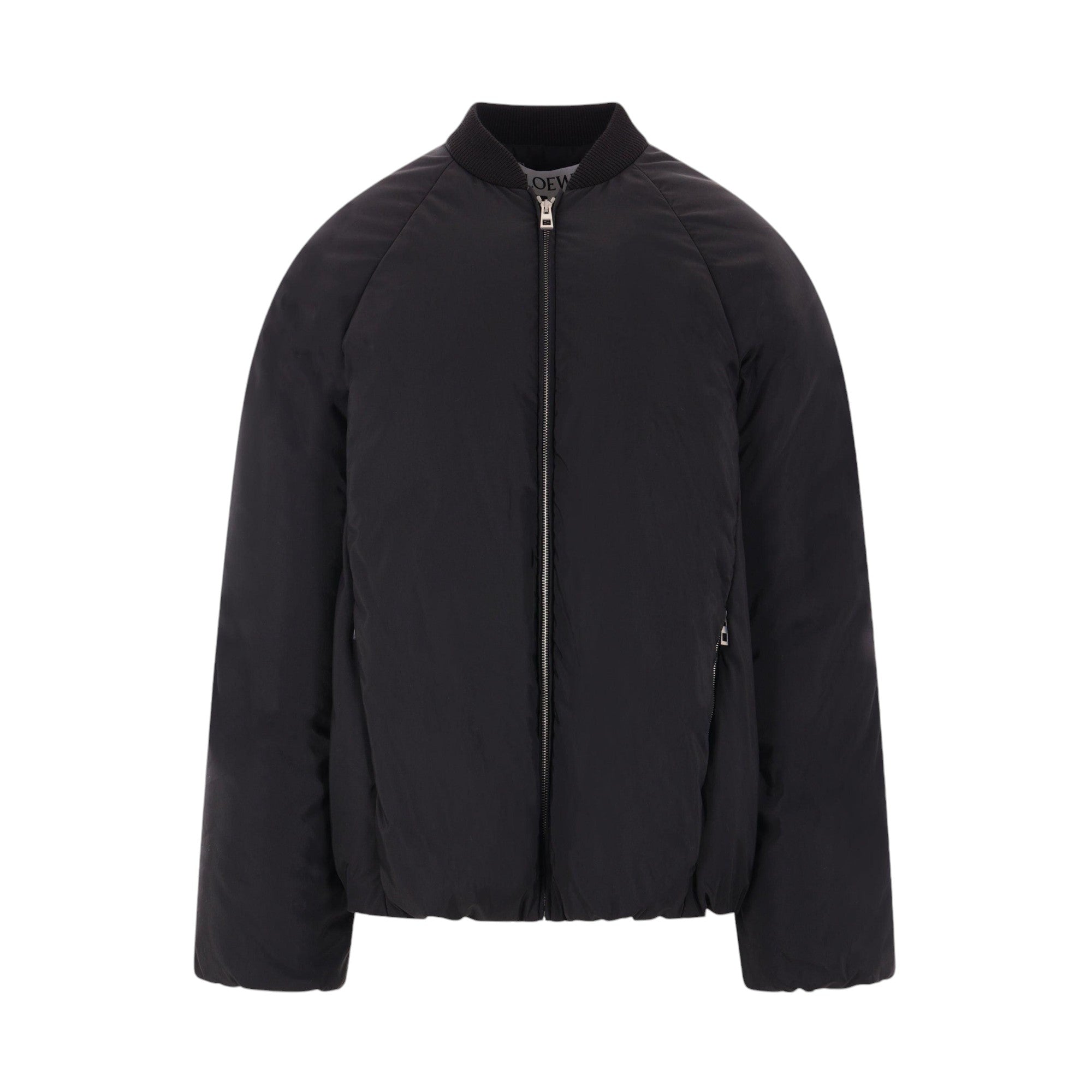 Technical Cotton Padded Bomber Jacket-LOEWE-JOHN JULIA