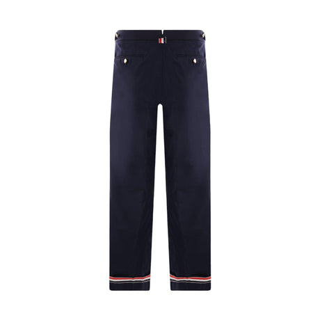 Technical Grain De Poudre Cropped Pants-THOM BROWNE-JOHN JULIA