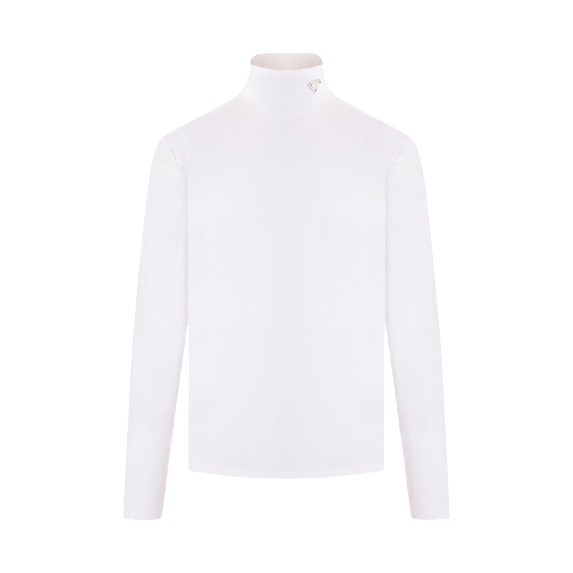 Technical Jersey Long-sleeved T-shirt-PRADA-JOHN JULIA