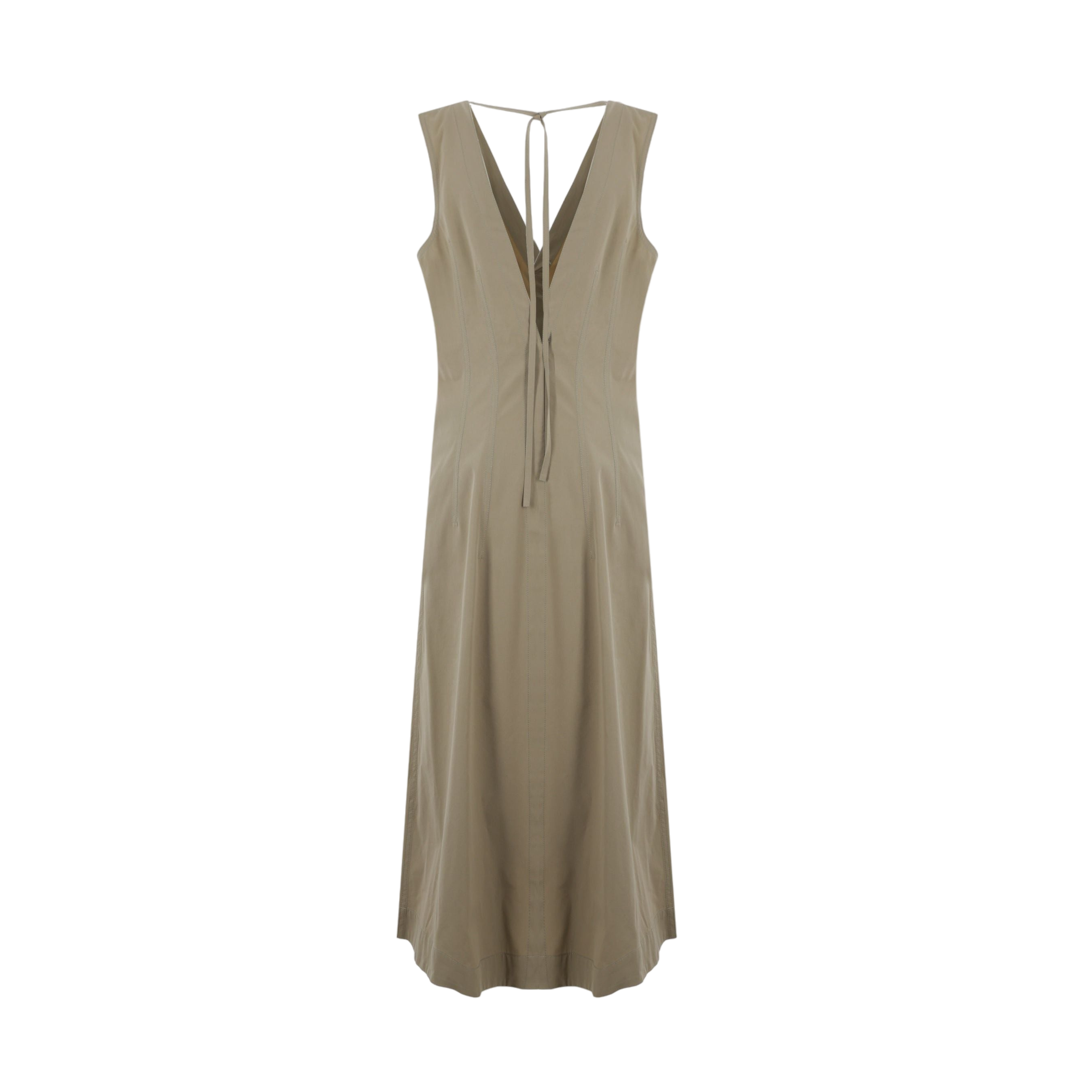 Technical Poplin Sleeveless Dress-BOTTEGA VENETA-JOHN JULIA