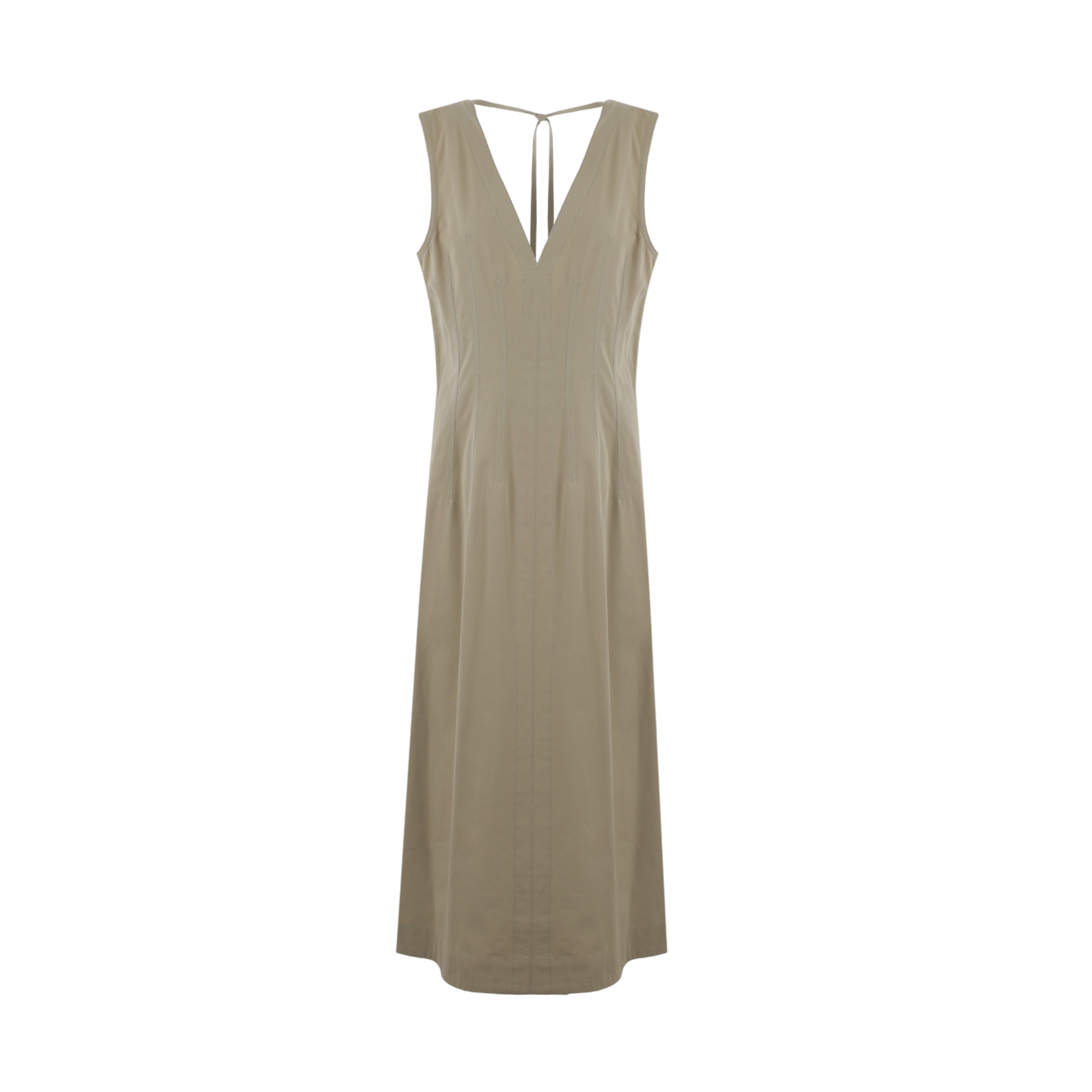 Technical Poplin Sleeveless Dress-BOTTEGA VENETA-JOHN JULIA