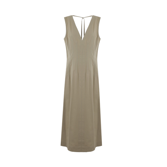 Technical Poplin Sleeveless Dress-BOTTEGA VENETA-JOHN JULIA