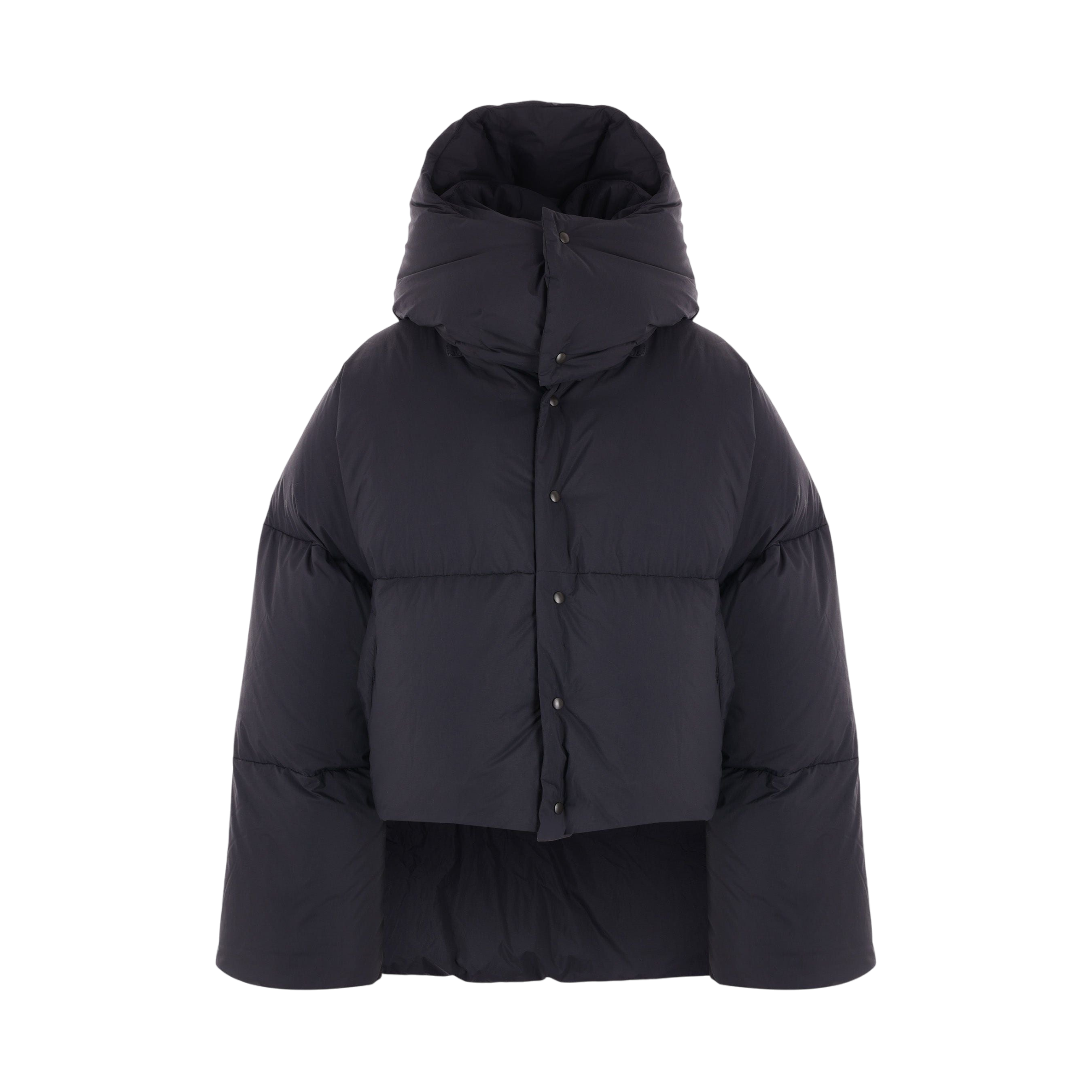 Technical Taffetà Asymmetric Down Jacket-ALAÏA-JOHN JULIA