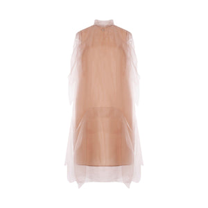 Technical Voile Dress-PRADA-JOHN JULIA