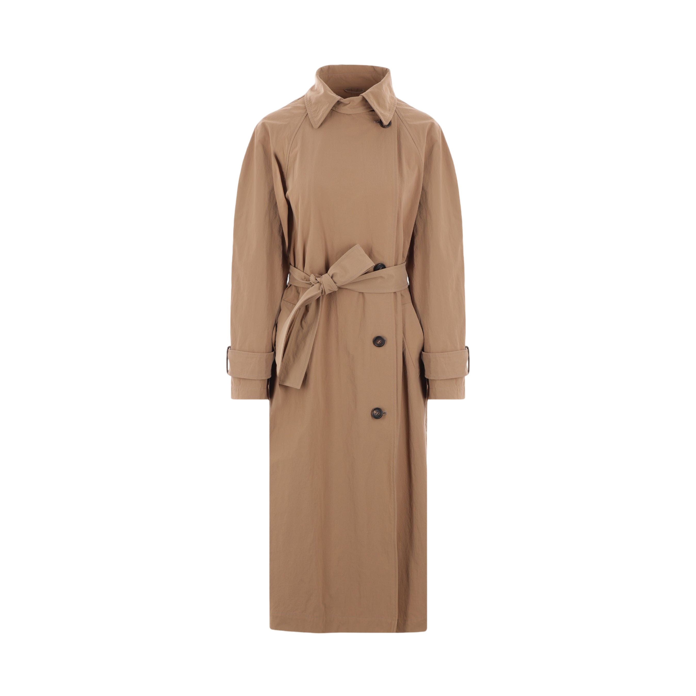 Techno Canvas Trench Coat-BRUNELLO CUCINELLI-JOHN JULIA