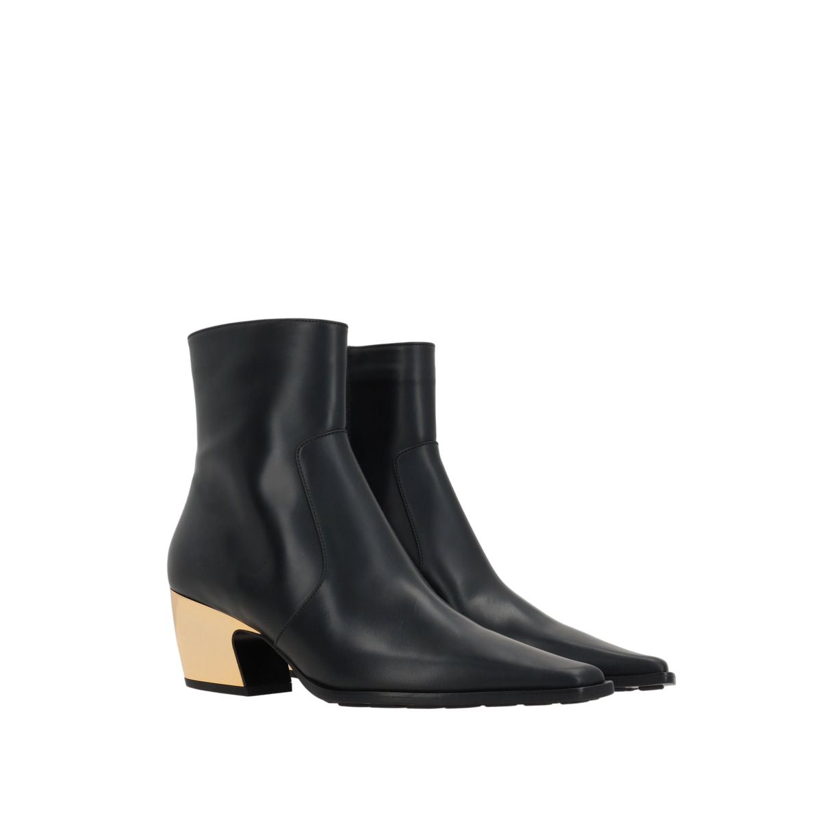 Tex Brushed Leather Ankle Boots-BOTTEGA VENETA-JOHN JULIA