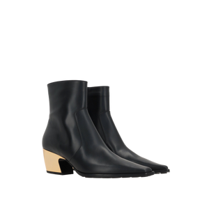 Tex Brushed Leather Ankle Boots-BOTTEGA VENETA-JOHN JULIA