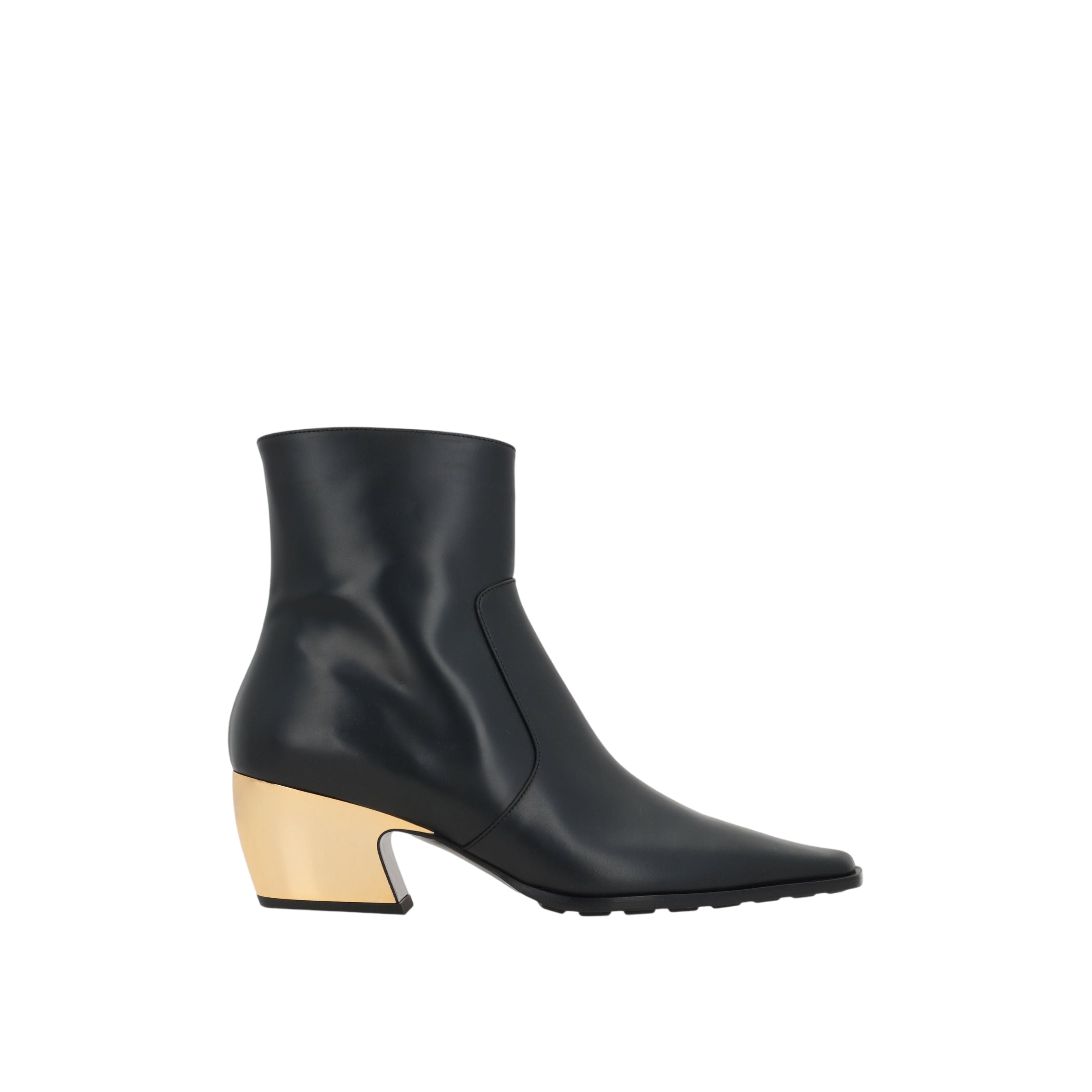 Tex Brushed Leather Ankle Boots-BOTTEGA VENETA-JOHN JULIA