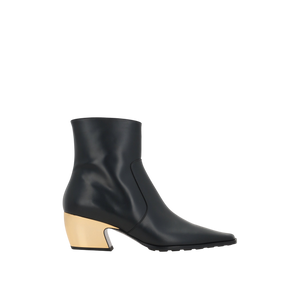 Tex Brushed Leather Ankle Boots-BOTTEGA VENETA-JOHN JULIA