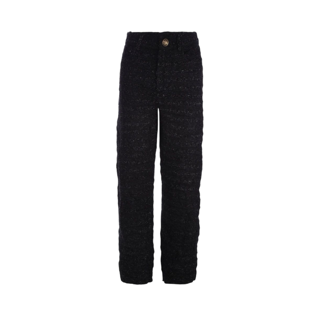 Textured Tweed Baggy Pants-BALENCIAGA-JOHN JULIA