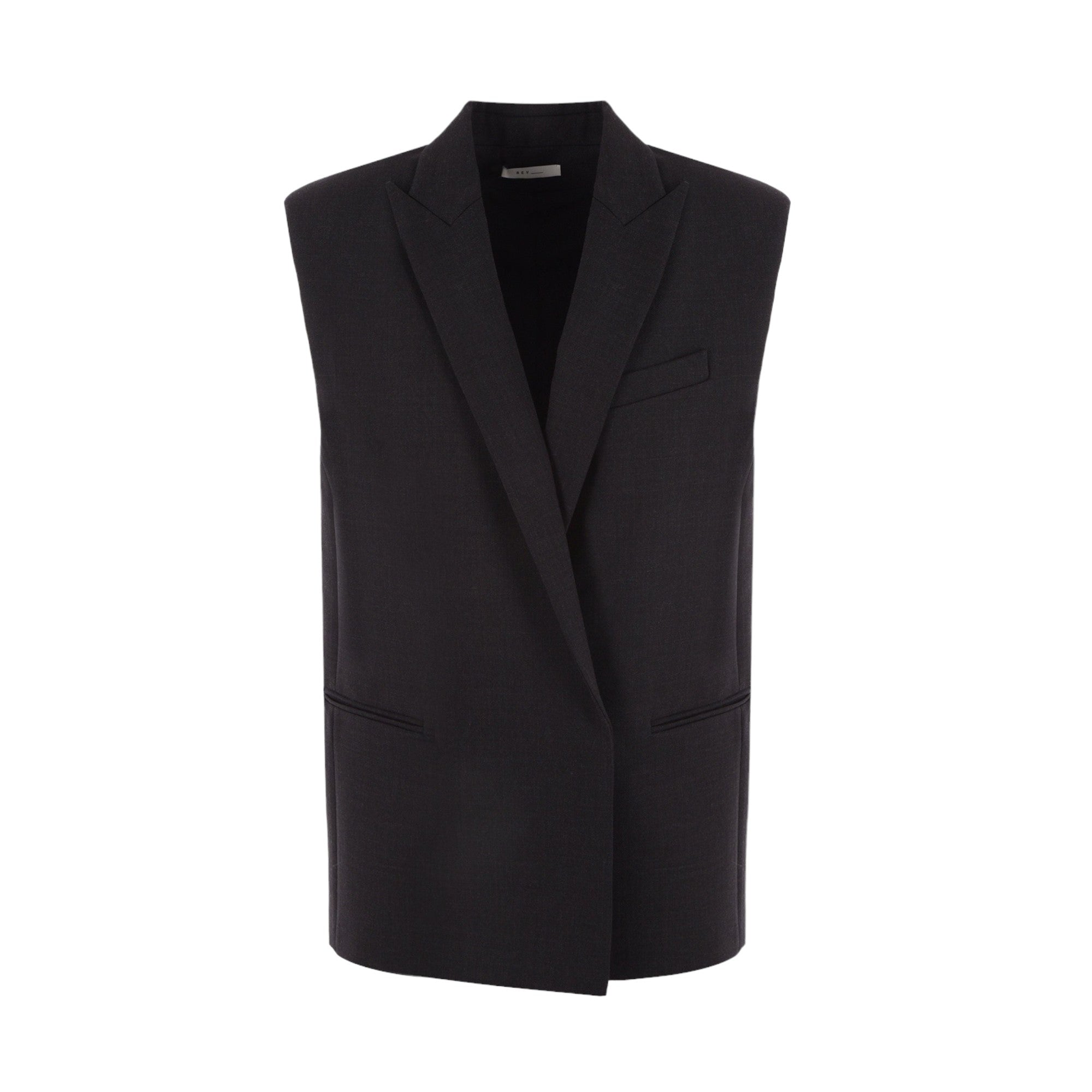 The Smith Wool Oversize Waistcoat-REV-JOHN JULIA