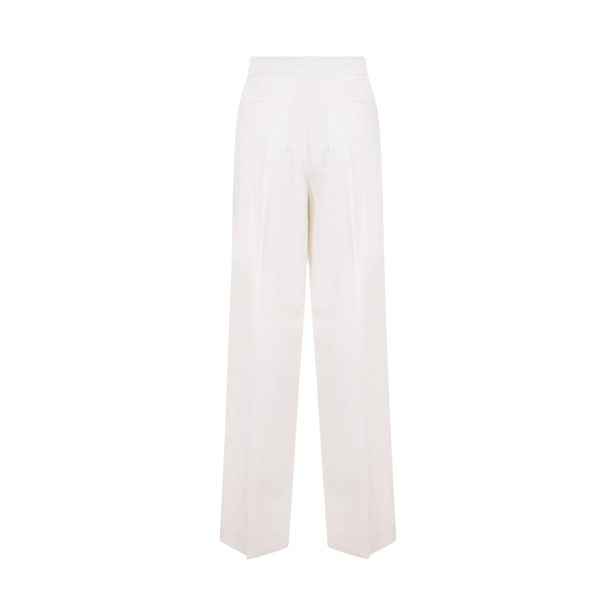 The Steward Wool Wide-leg Pants-REV-JOHN JULIA