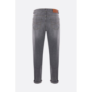 Traditional-fit Denim Jeans-BRUNELLO CUCINELLI-JOHN JULIA