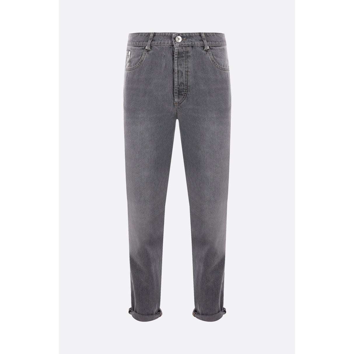 Traditional-fit Denim Jeans-BRUNELLO CUCINELLI-JOHN JULIA