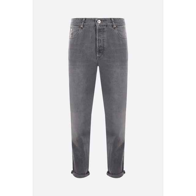 Traditional-fit Denim Jeans-BRUNELLO CUCINELLI-JOHN JULIA