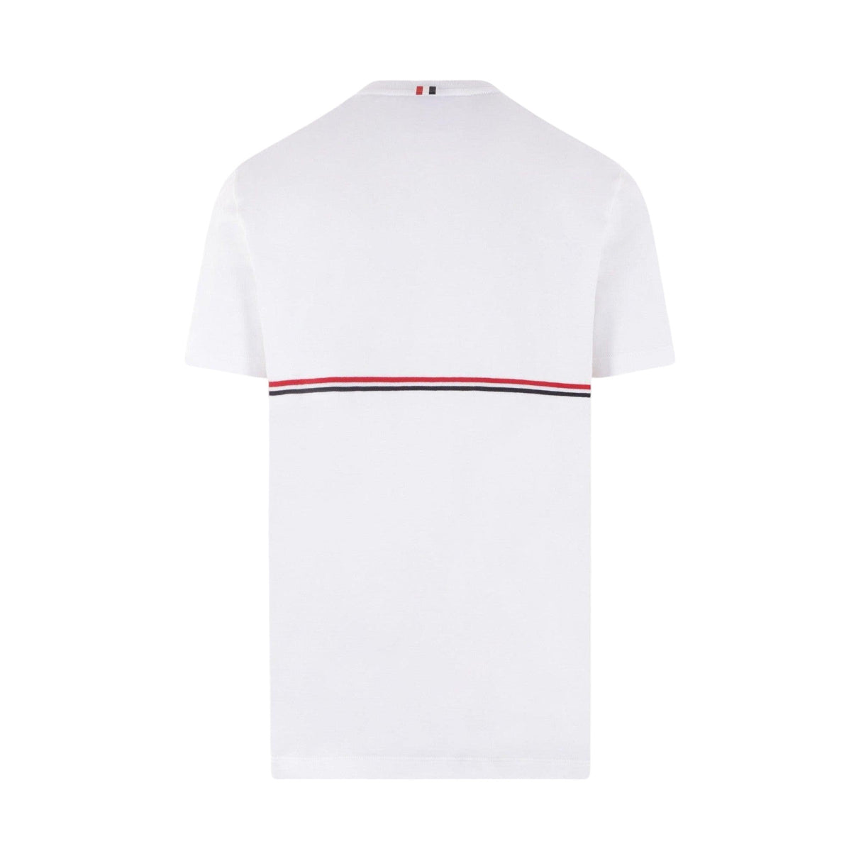 Tricolor Embroidered Oversized T-shirt-THOM BROWNE-JOHN JULIA