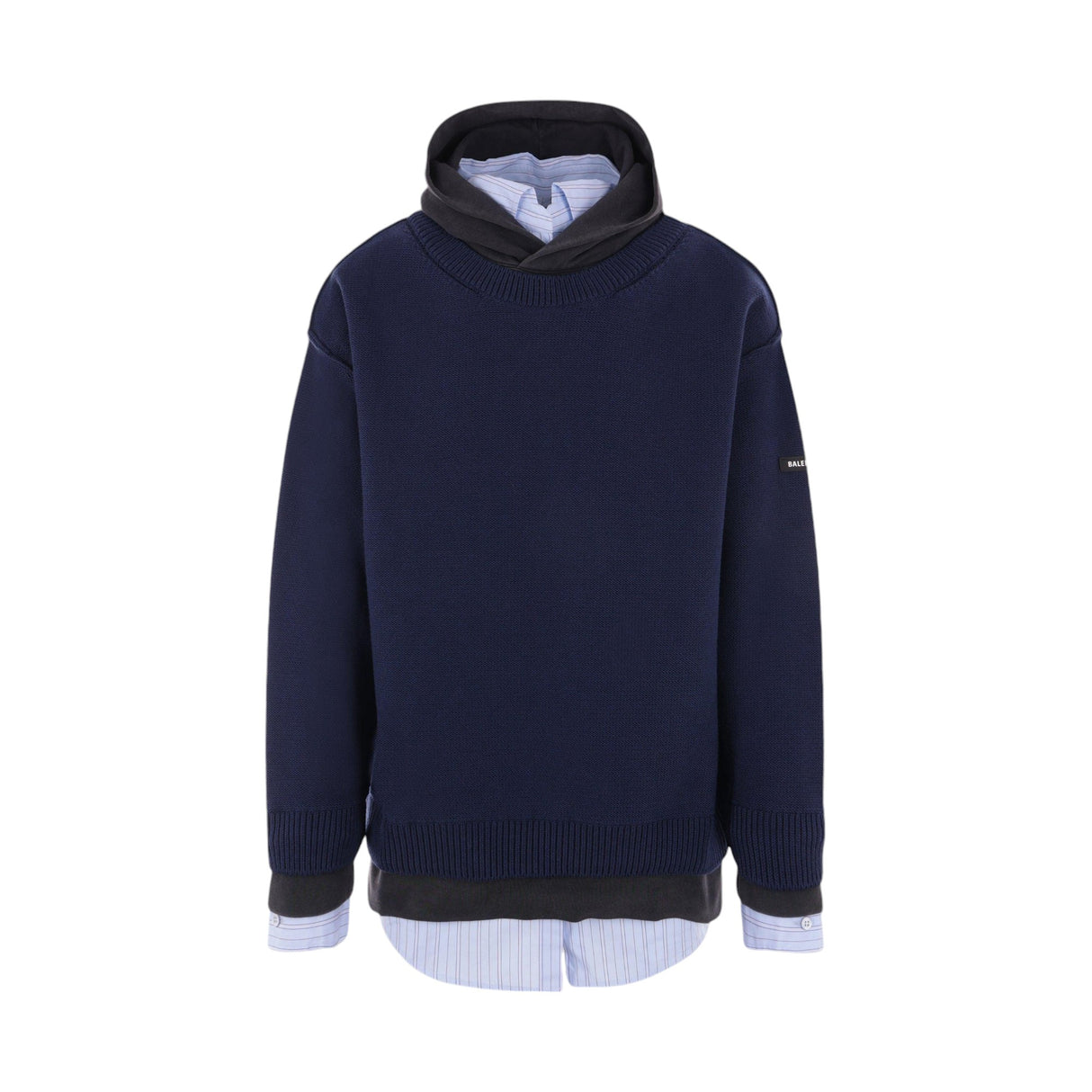 Trompe-l'oeil Layered Hoodie-BALENCIAGA-JOHN JULIA