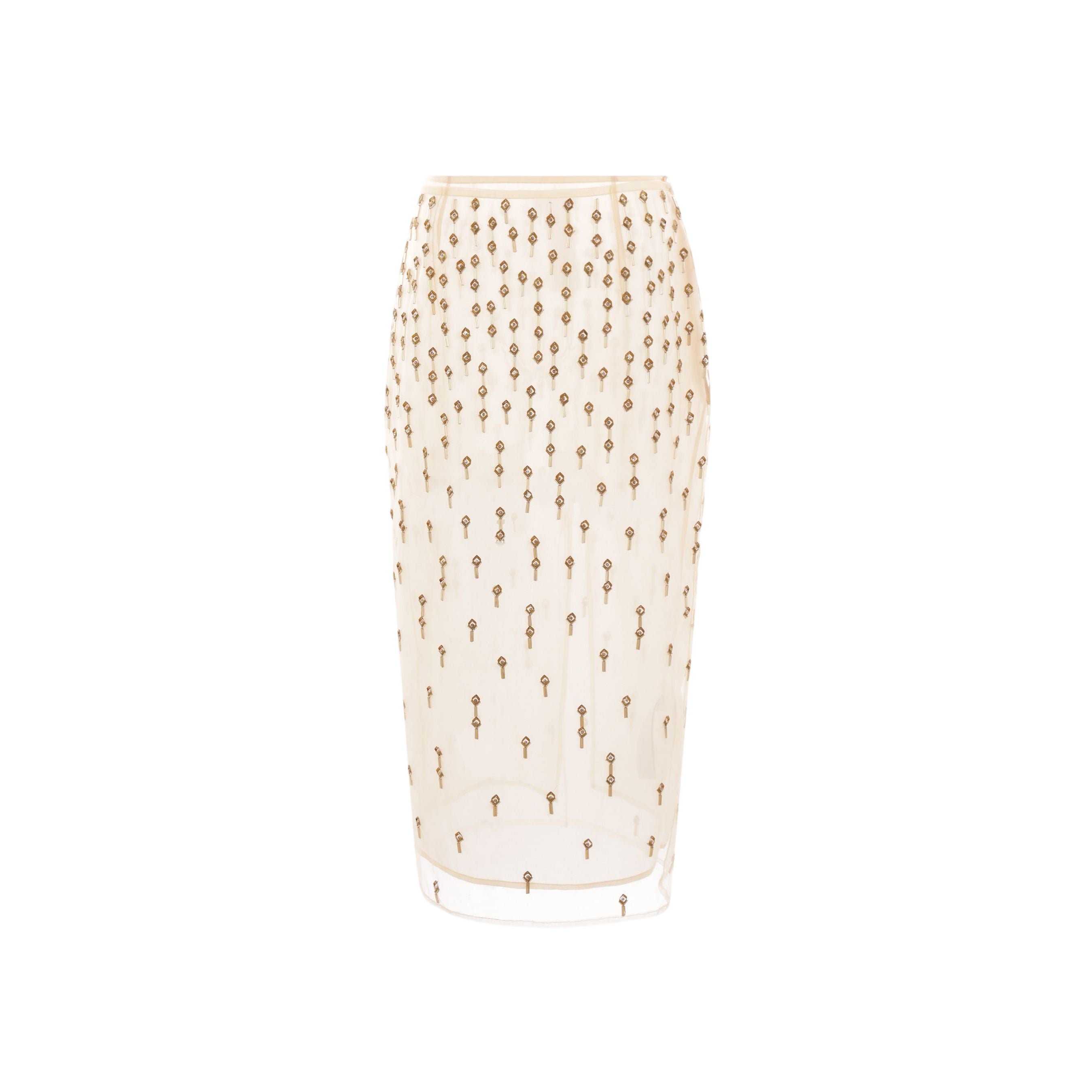 Tulle Pencil Skirt-BLUMARINE-JOHN JULIA