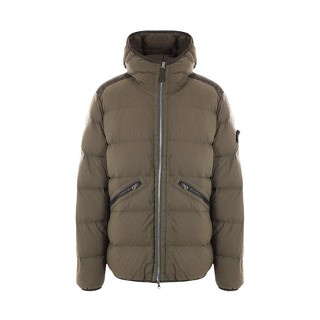 Tunnel Nylon Down Jacket-STONE ISLAND-JOHN JULIA