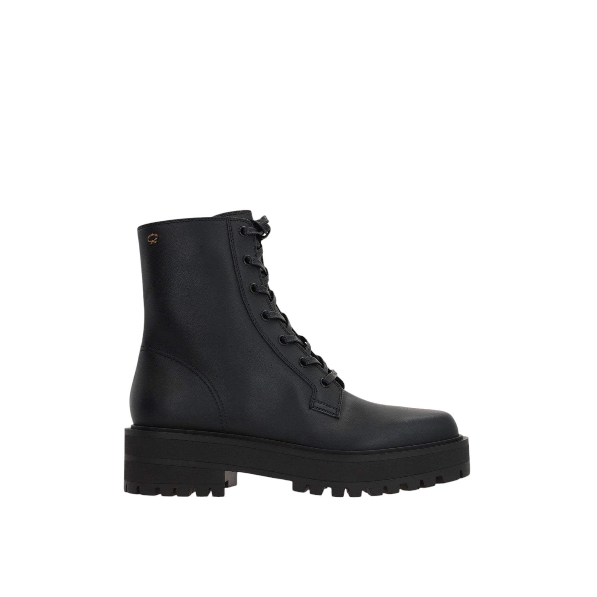 Turner Leather Combat Boots-GIANVITO ROSSI-JOHN JULIA