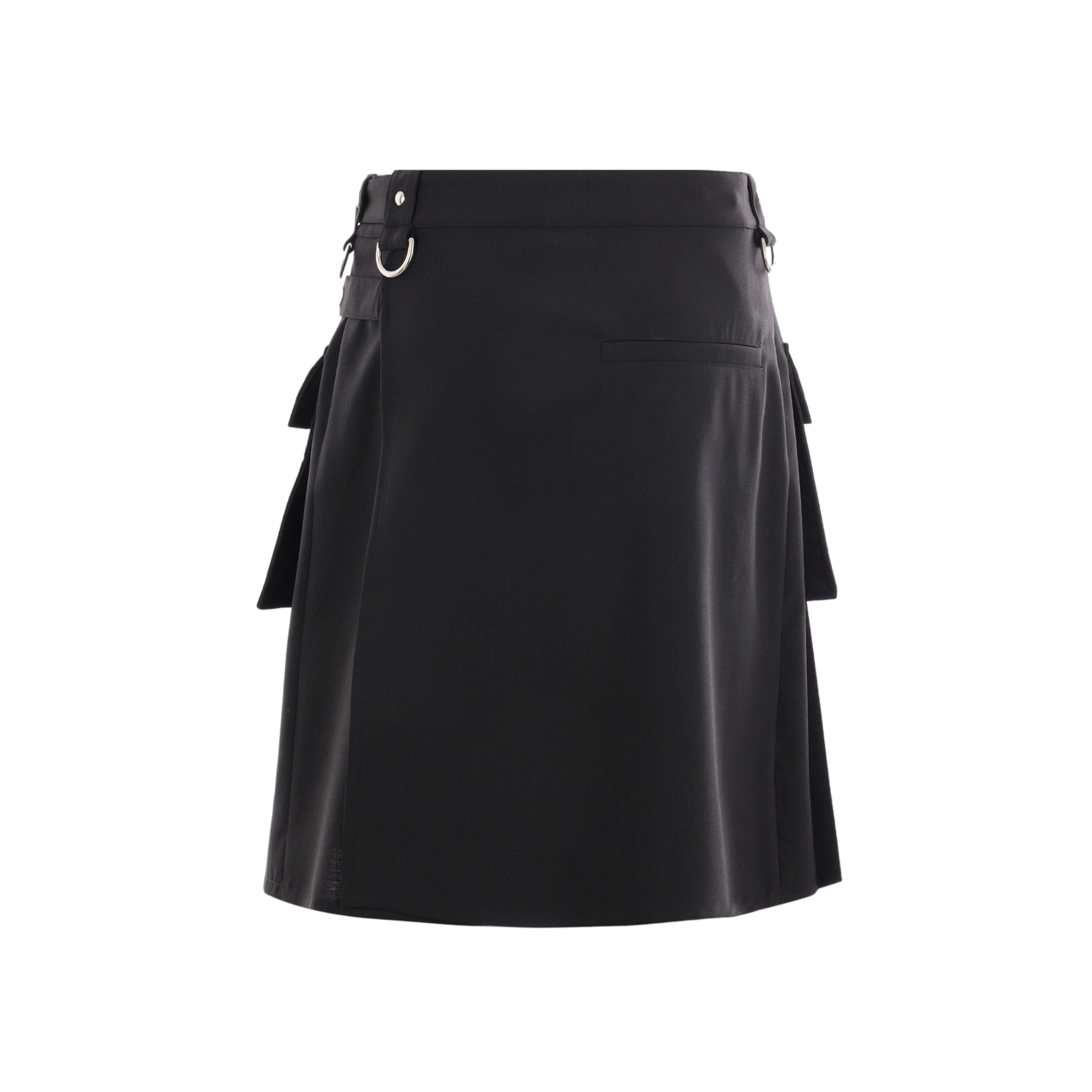 Twill Cargo Kilt Skirt-GIVENCHY-JOHN JULIA