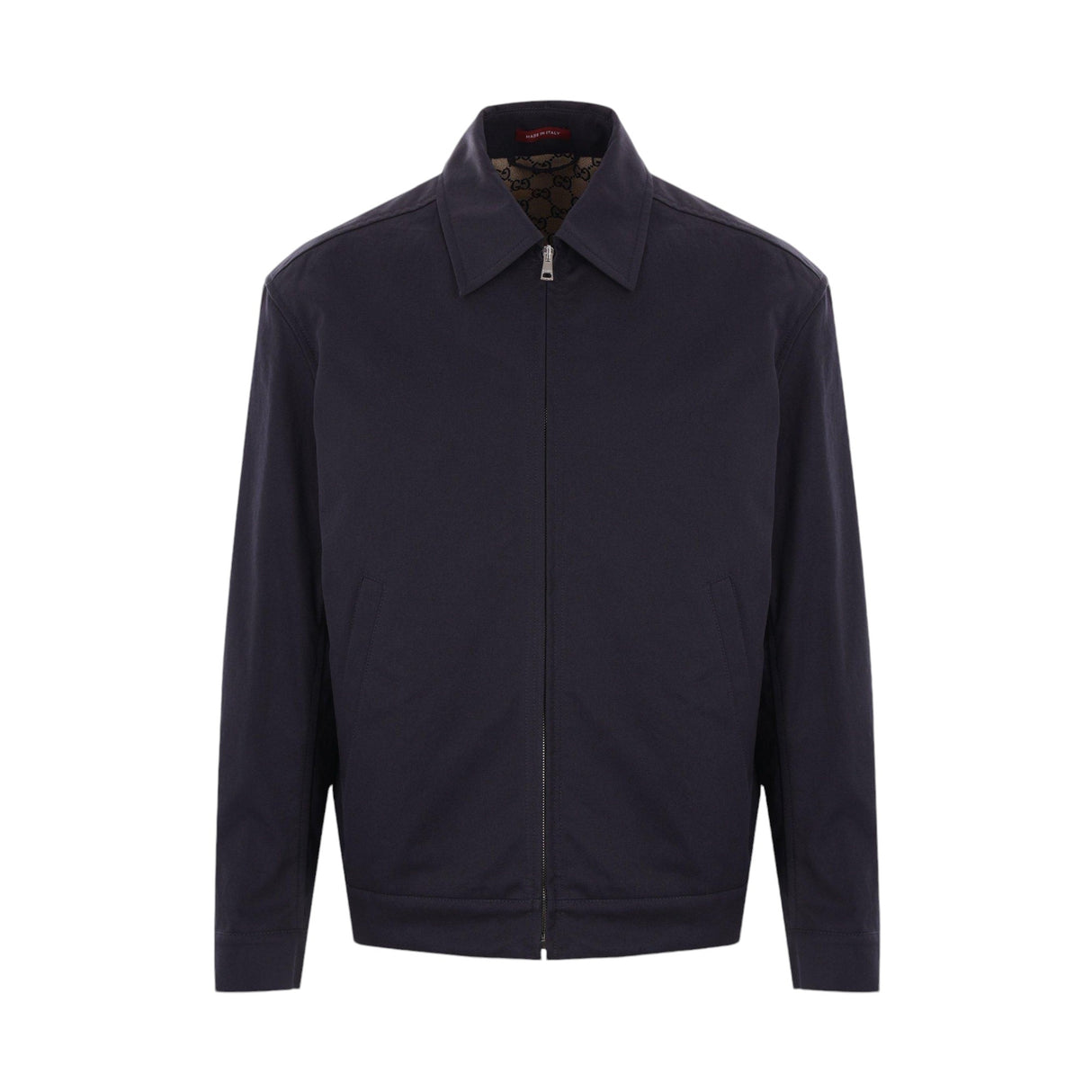 Twill Full-zip Jacket-GUCCI-JOHN JULIA