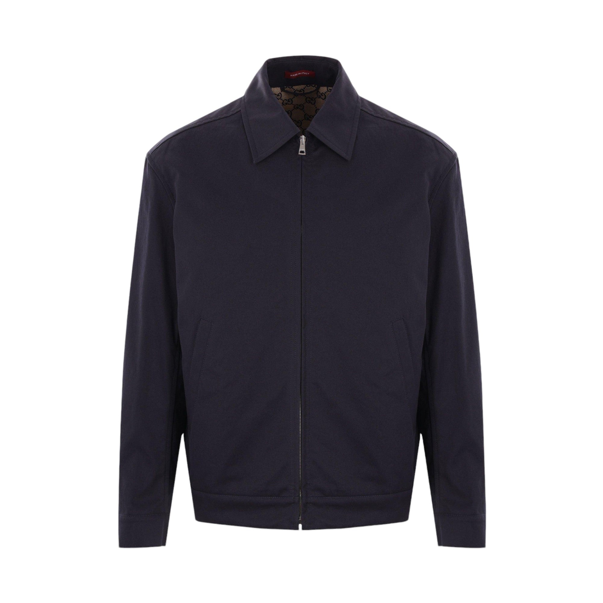 Twill Full-zip Jacket-GUCCI-JOHN JULIA