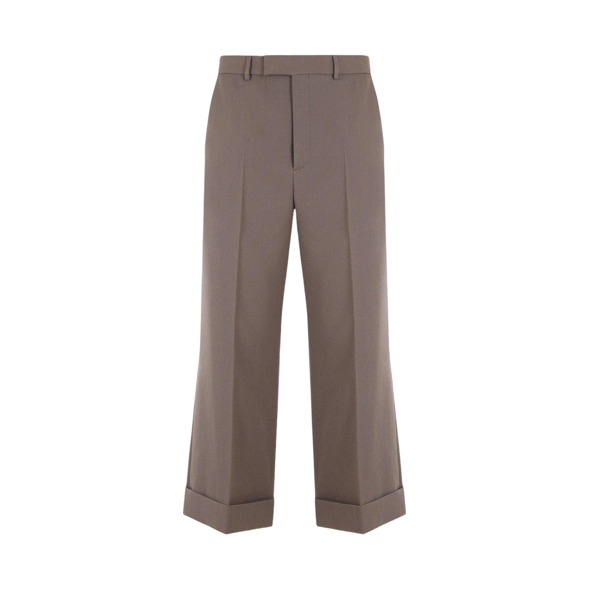 Twill Wide-leg Cropped Pants-GUCCI-JOHN JULIA