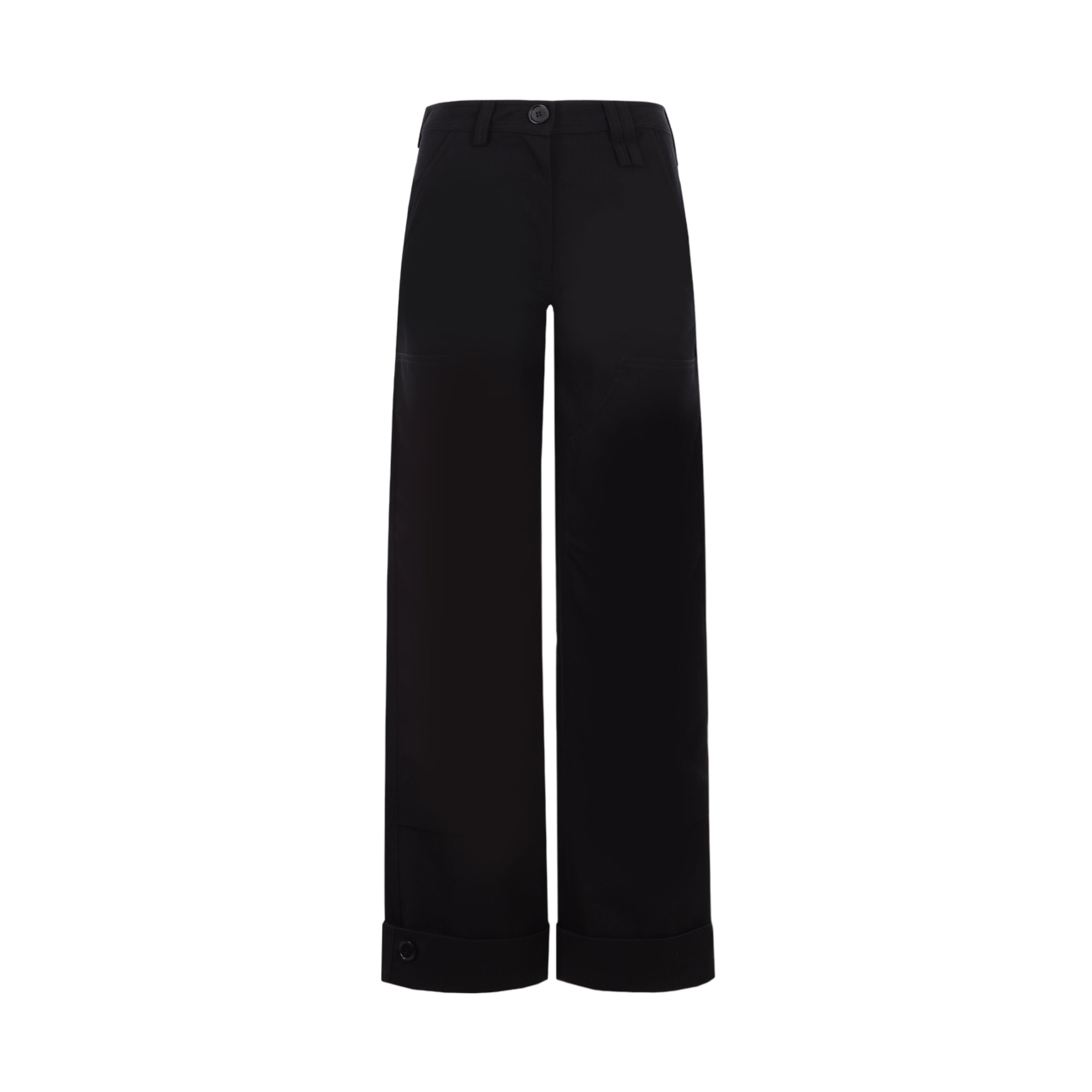 Twill Wide-leg Workwear Pants-SIMONE ROCHA-JOHN JULIA