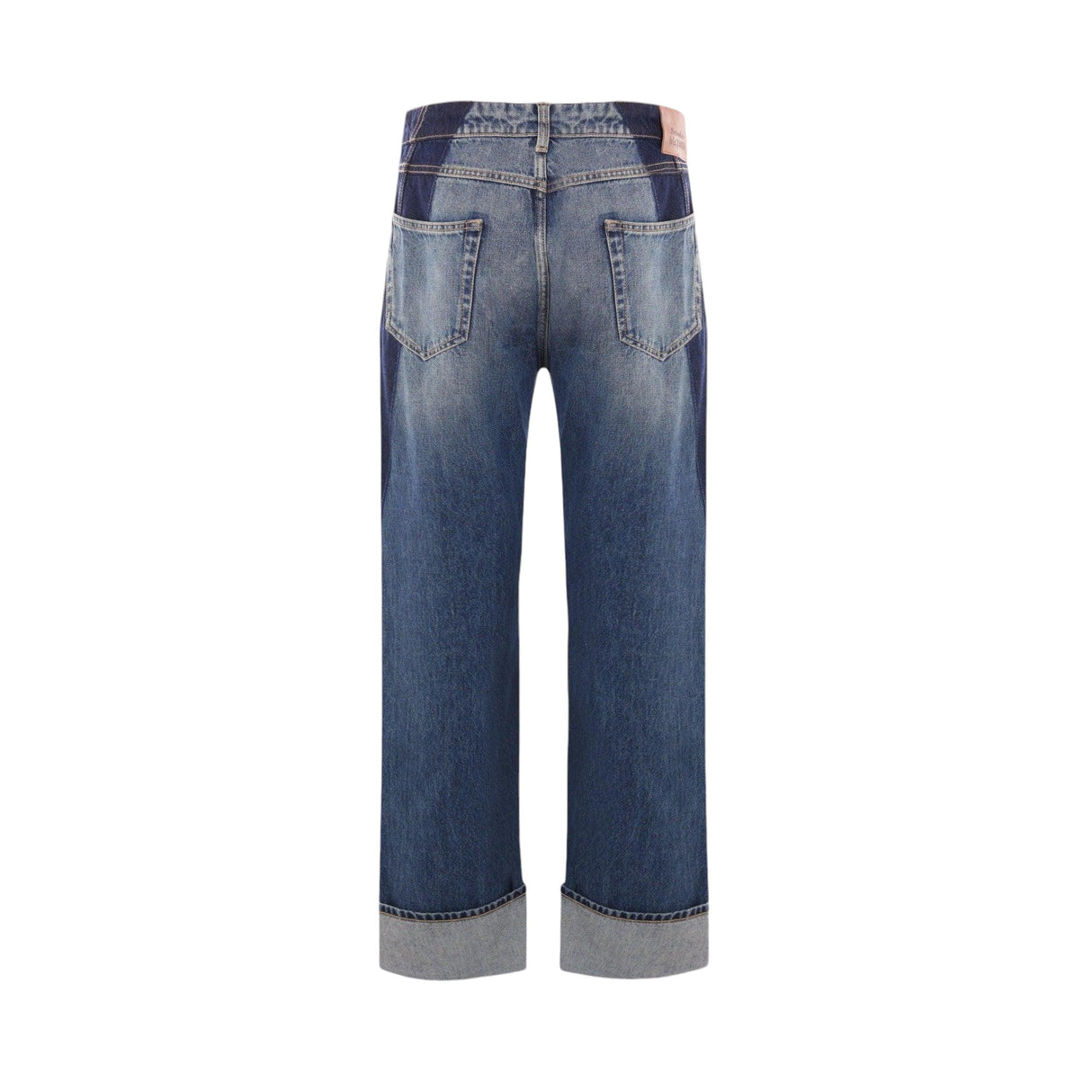 Twisted Stripe Denim Jeans-ALEXANDER MCQUEEN-JOHN JULIA