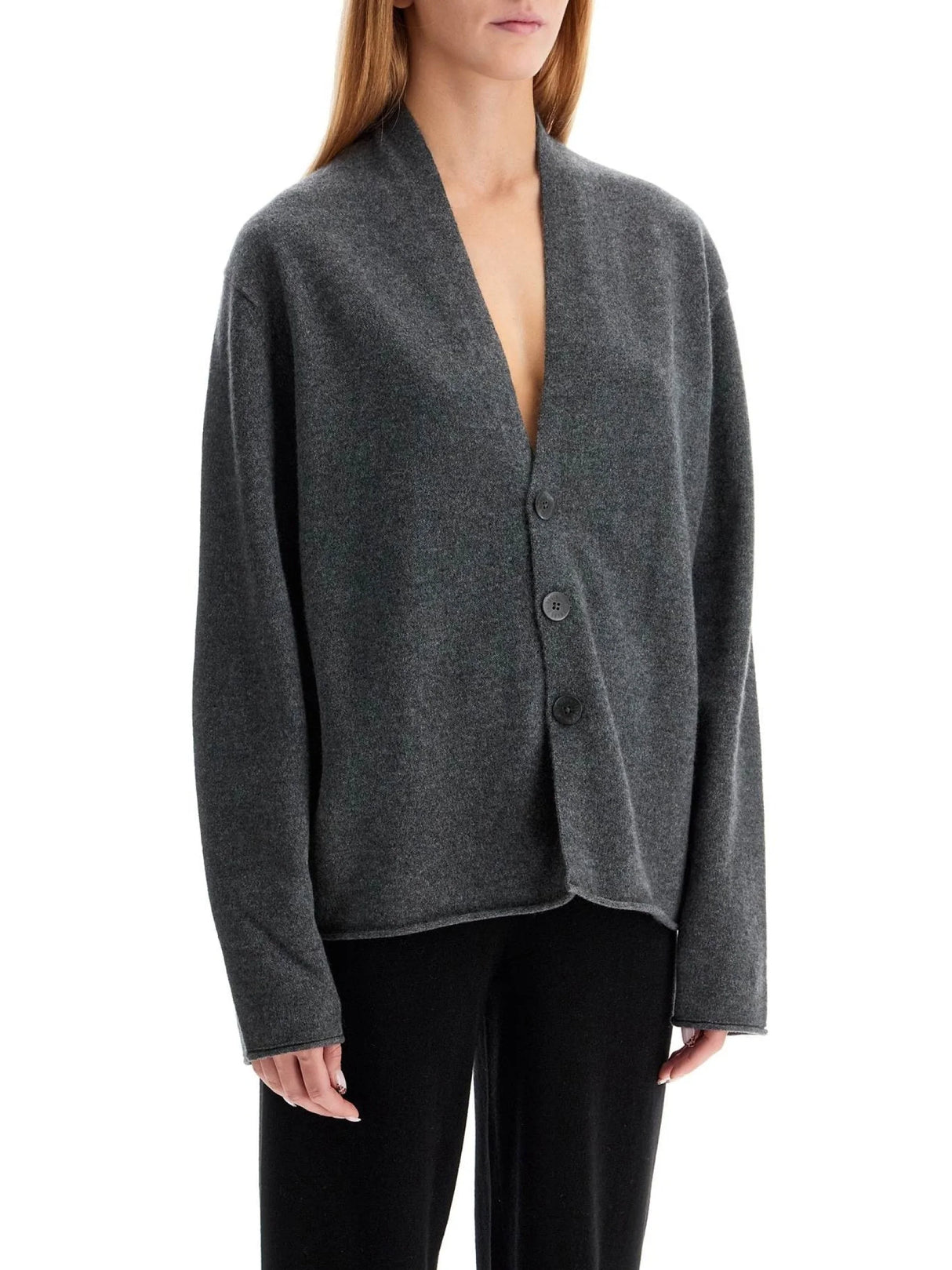 Mélange Cashmere Cardigan-Guest in Residence-JOHN JULIA