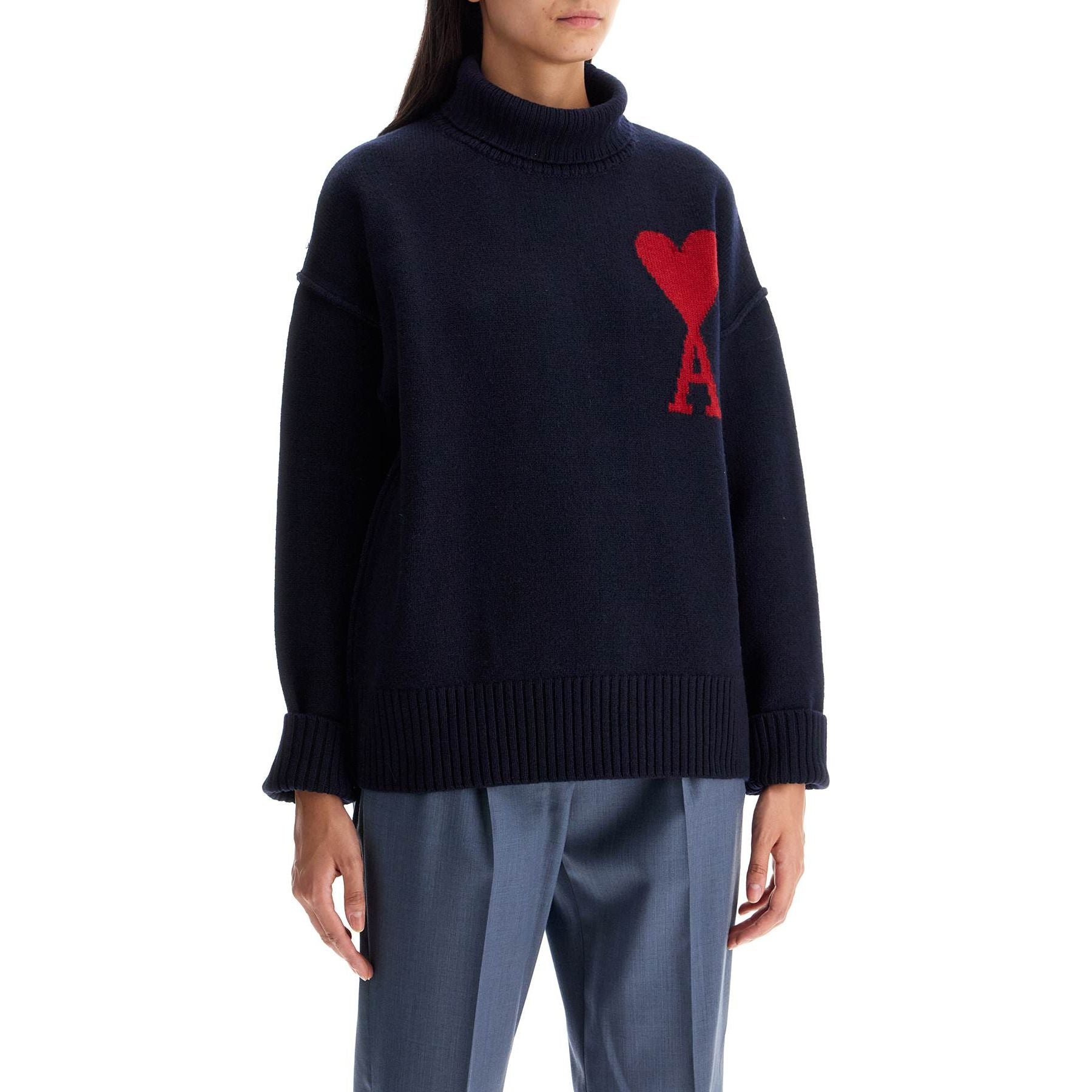 Ami De Coeur Wool Turtleneck Sweater