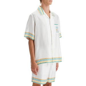 Silk Crayon Temple Tennis Club Shirt