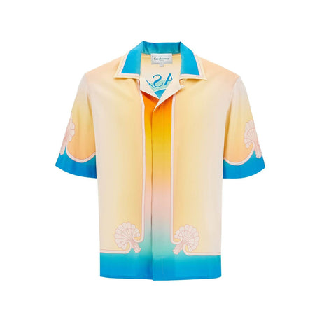 Short-sleeved Silk Shirt