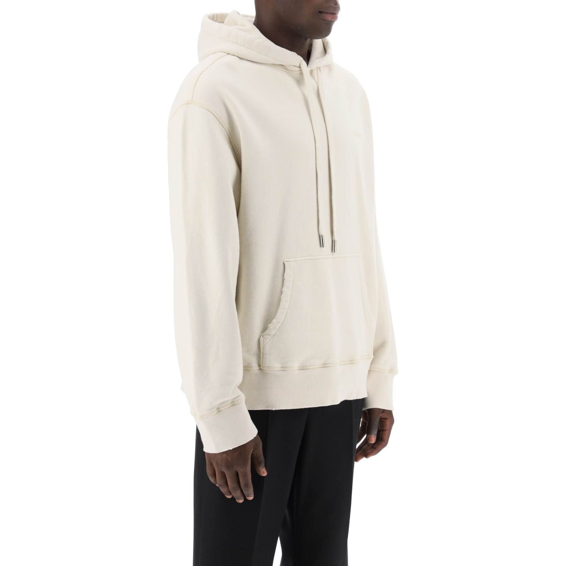 Faded-Effect French Terry Hoodie