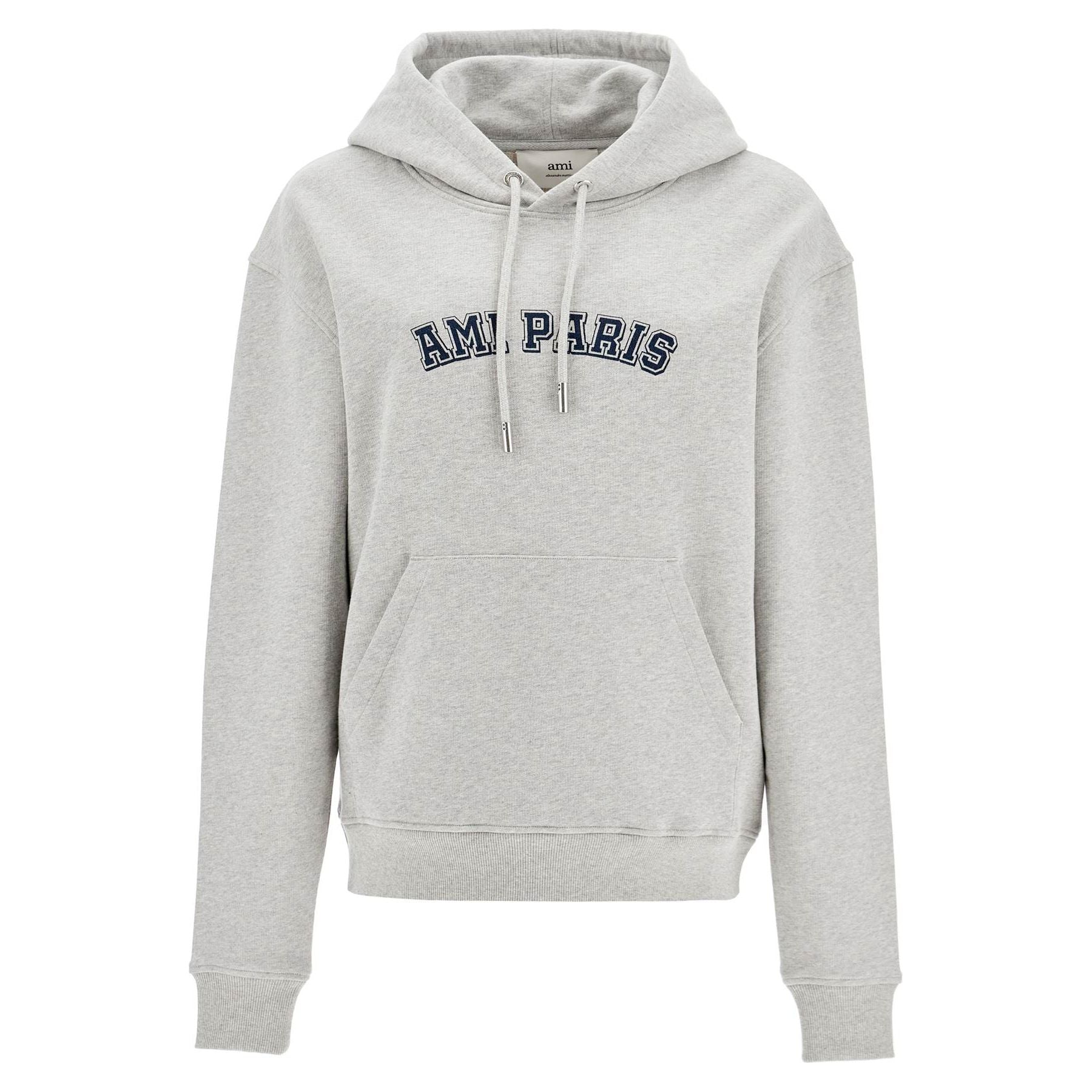 Mélange Varsity Logo Hoodie