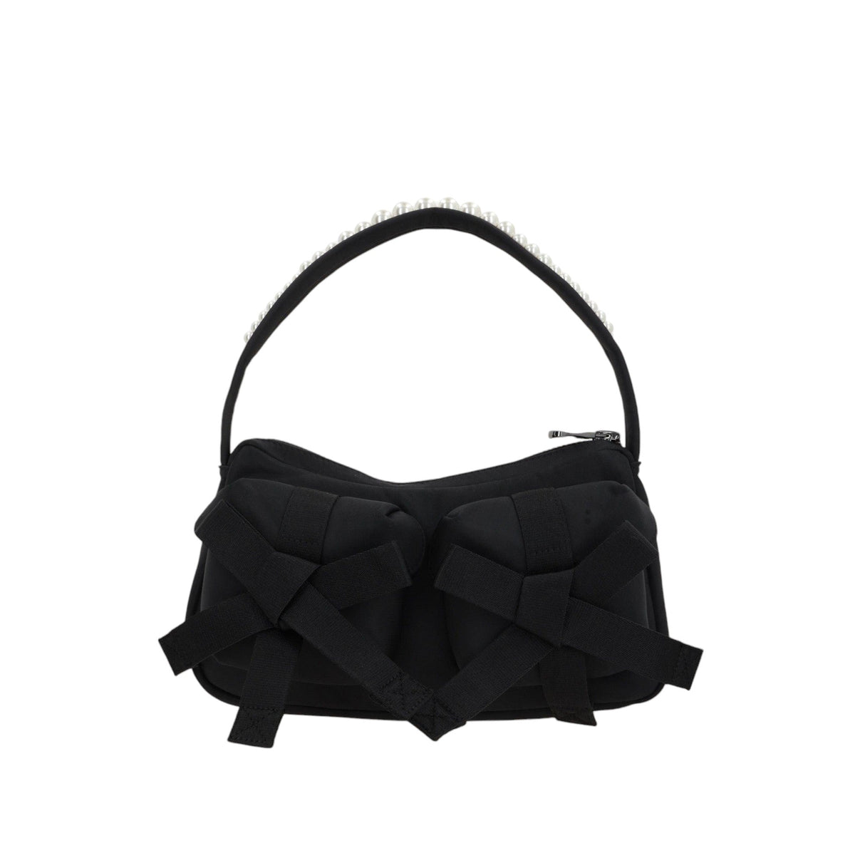 Utility Bow Pocket Nylon Shoulder Bag-SIMONE ROCHA-JOHN JULIA