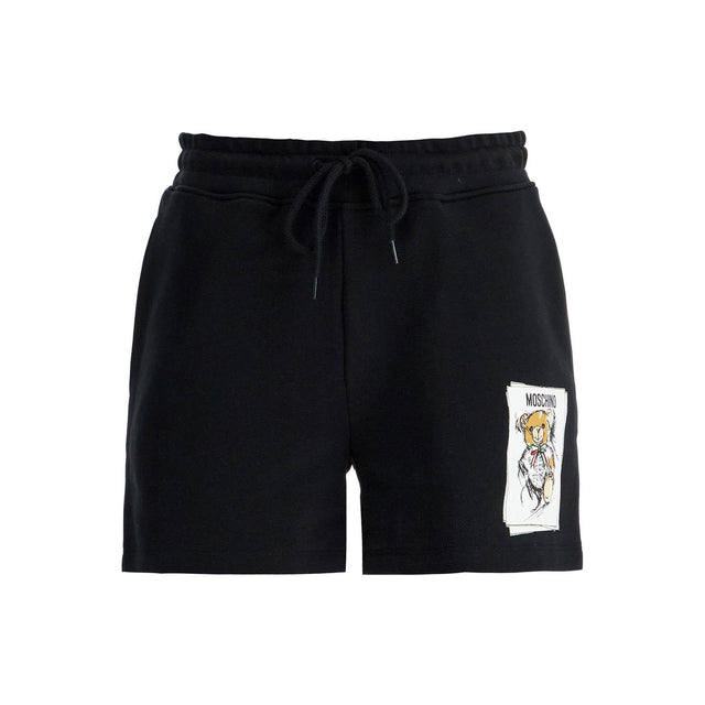 MOSCHINO-Teddy Bear Organic Cotton Shorts -JOHN JULIA.